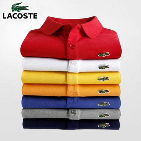 Men Summer Polo Shirt Brand Fashion Cotton Short Sleeve Polo Crocodile Shirts Male Solid Jersey Breathable Tops Tees 321