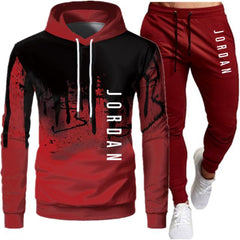 2 Pieces Sets Tracksuit Men Hooded Sweatshirt+pants Pullover Hoodie Sportwear Suit Ropa Hombre Casual Men Clothes Size S-4XL