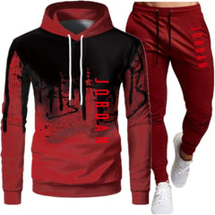 2 Pieces Sets Tracksuit Men Hooded Sweatshirt+pants Pullover Hoodie Sportwear Suit Ropa Hombre Casual Men Clothes Size S-4XL