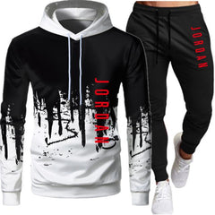 2 Pieces Sets Tracksuit Men Hooded Sweatshirt+pants Pullover Hoodie Sportwear Suit Ropa Hombre Casual Men Clothes Size S-4XL