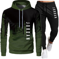 2 Pieces Sets Tracksuit Men Hooded Sweatshirt+pants Pullover Hoodie Sportwear Suit Ropa Hombre Casual Men Clothes Size S-4XL